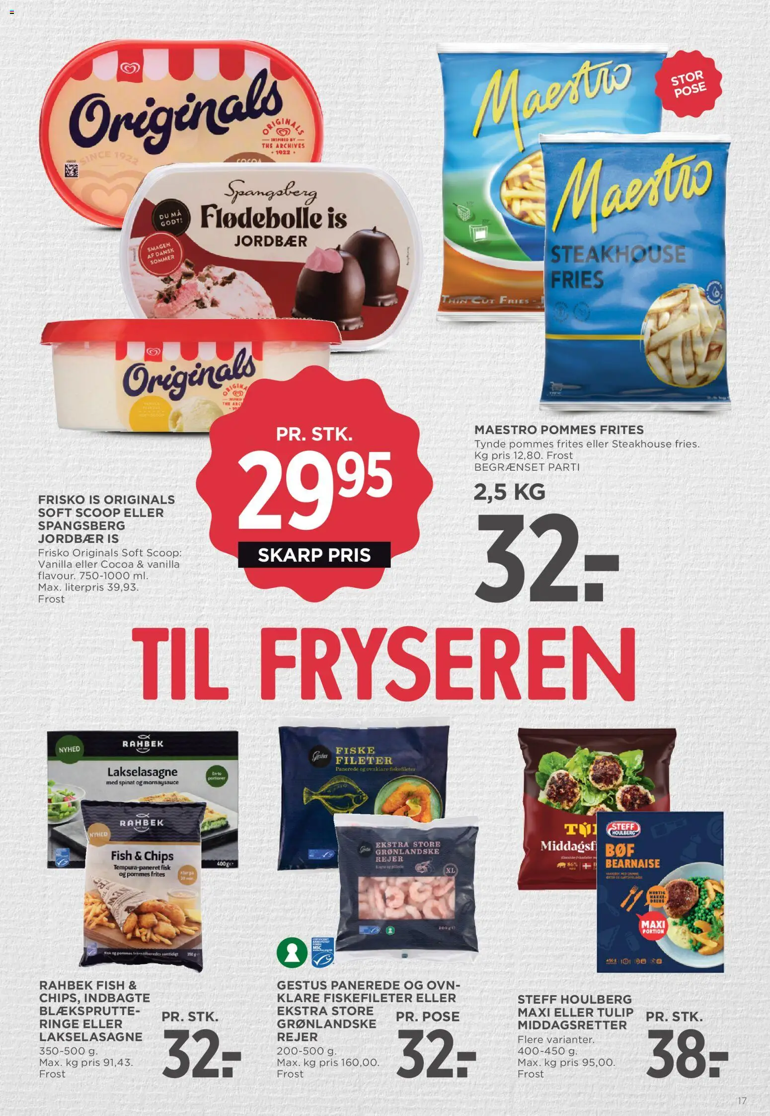 Meny tilbudsavis – gyldig fra 06.06.2026 | Side: 21 | Produkter: Fisk, Jordbær, Chips, Mornaysauce
