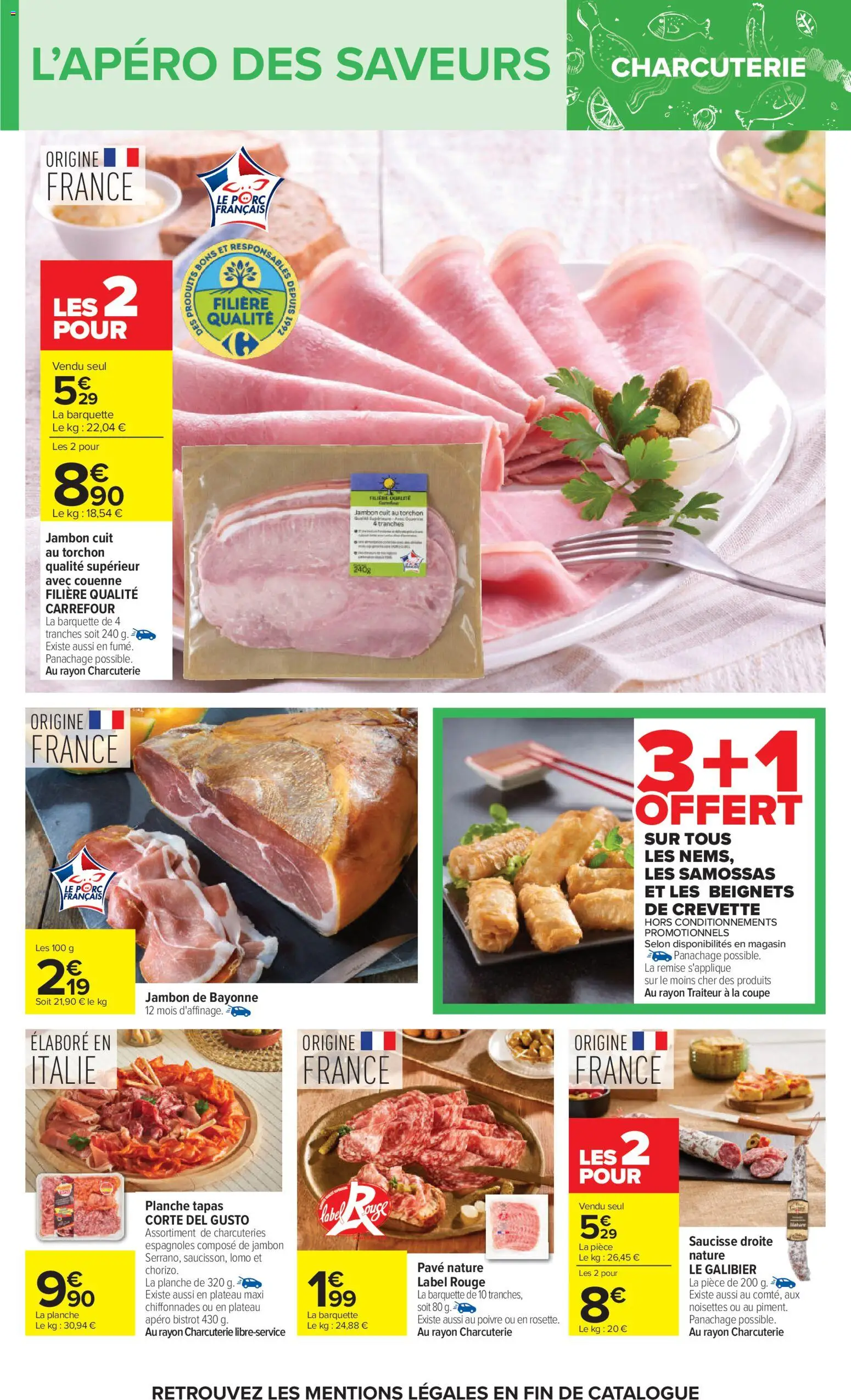 {H1} | Page: 43 | Produits: Crevette, Poivre, Jambon, Porc