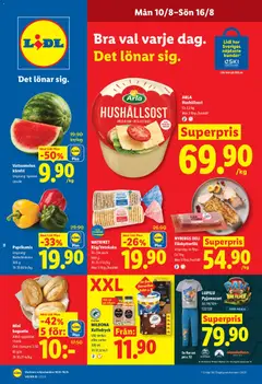 Lidl erbjudanden - Förhandsvisning av reklamblad från butik Lidl aktuell från 10/08/2026