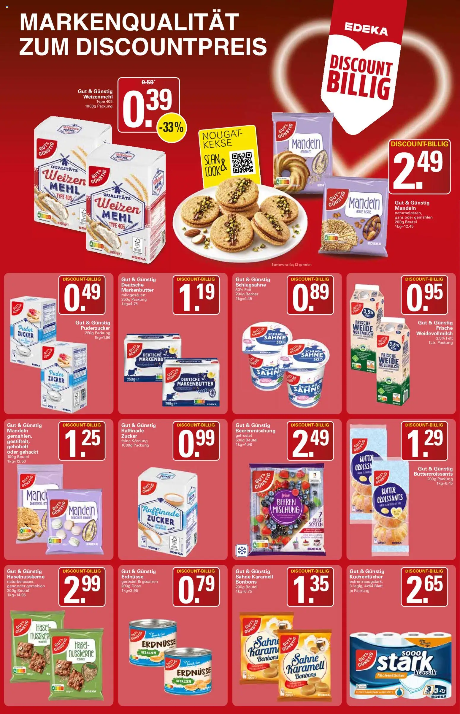 WEZ Prospekt – gültig ab 19.10.2026 | Seite: 11 | Produkte: Mehl, Schlagsahne, Puder, Sahne