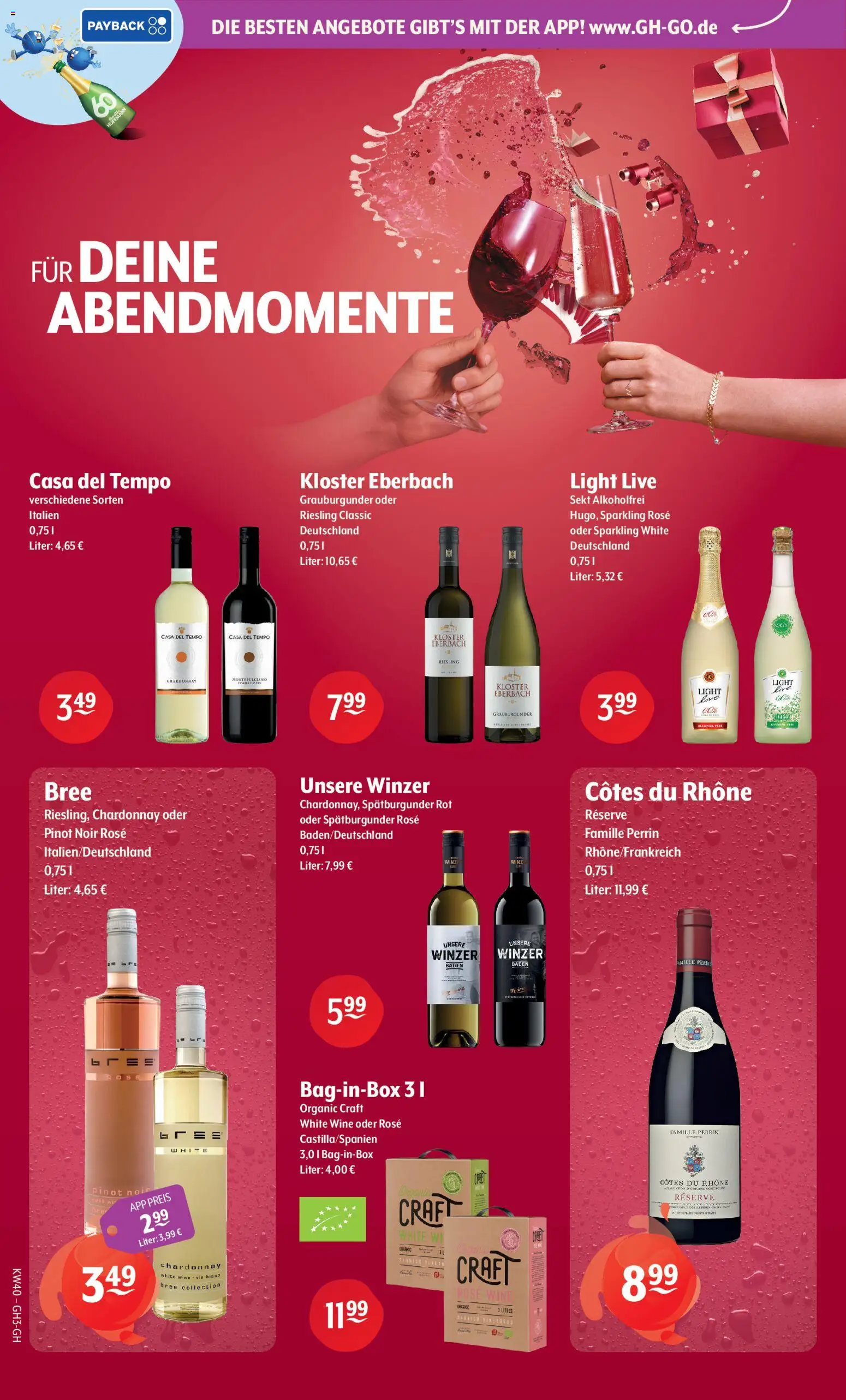 Trink und Spare Prospekt – gültig ab 28.09.2026 | Seite: 4 | Produkte: Sekt, Bree, Tempo