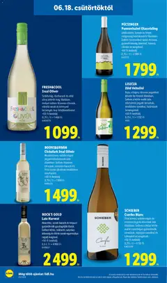 FRESH&COOL Irsai Olivér, Szőlővirág, őszibarack és zöld alma jelenik meg illatában, melyet ízében fűszeres citrusok, vibráló savak és könnyed lecsengés tesz felejthetetlenné. - amely érvényes a következő dátumtól: 18.06.2026 | Oldal: 24 | Termékek: Őszibarack, Körte, Édesség, Alma