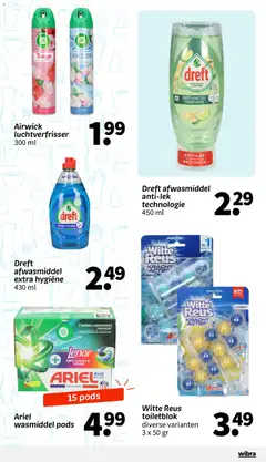 Wibra folder - Voorbeeld van een folder van Wibra, geldig van 03-08-2026 | Pagina: 18 | Producten: Wasmiddel, Parfums, Afwasmiddel, Luchtverfrisser