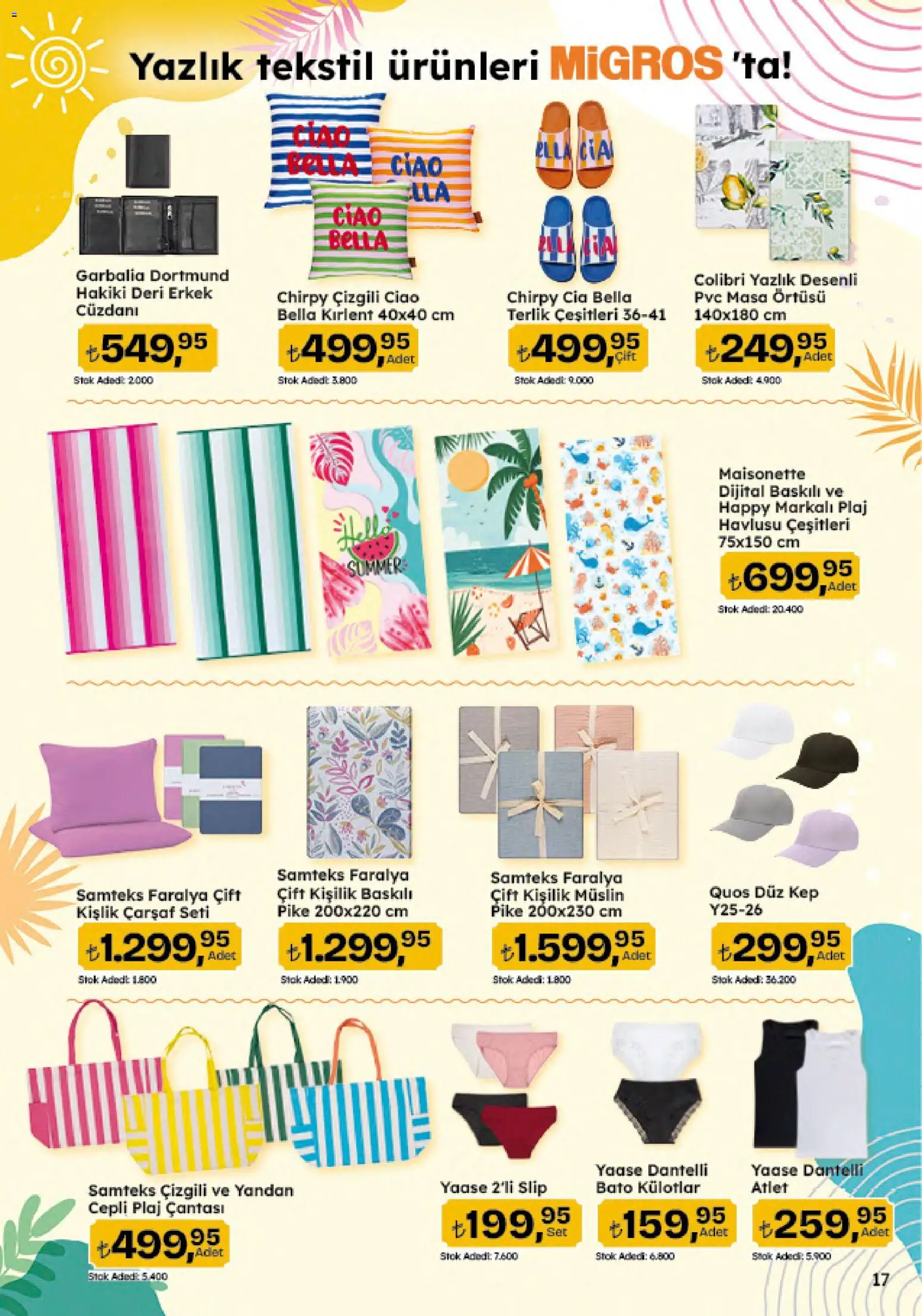 Migros Katalog - Migroskop - 04.06.2026 tarihinden itibaren geçerlidir | Sayfa: 136 | Ürünler: Masa, Çarşaf, Pike, Masa örtüsü
