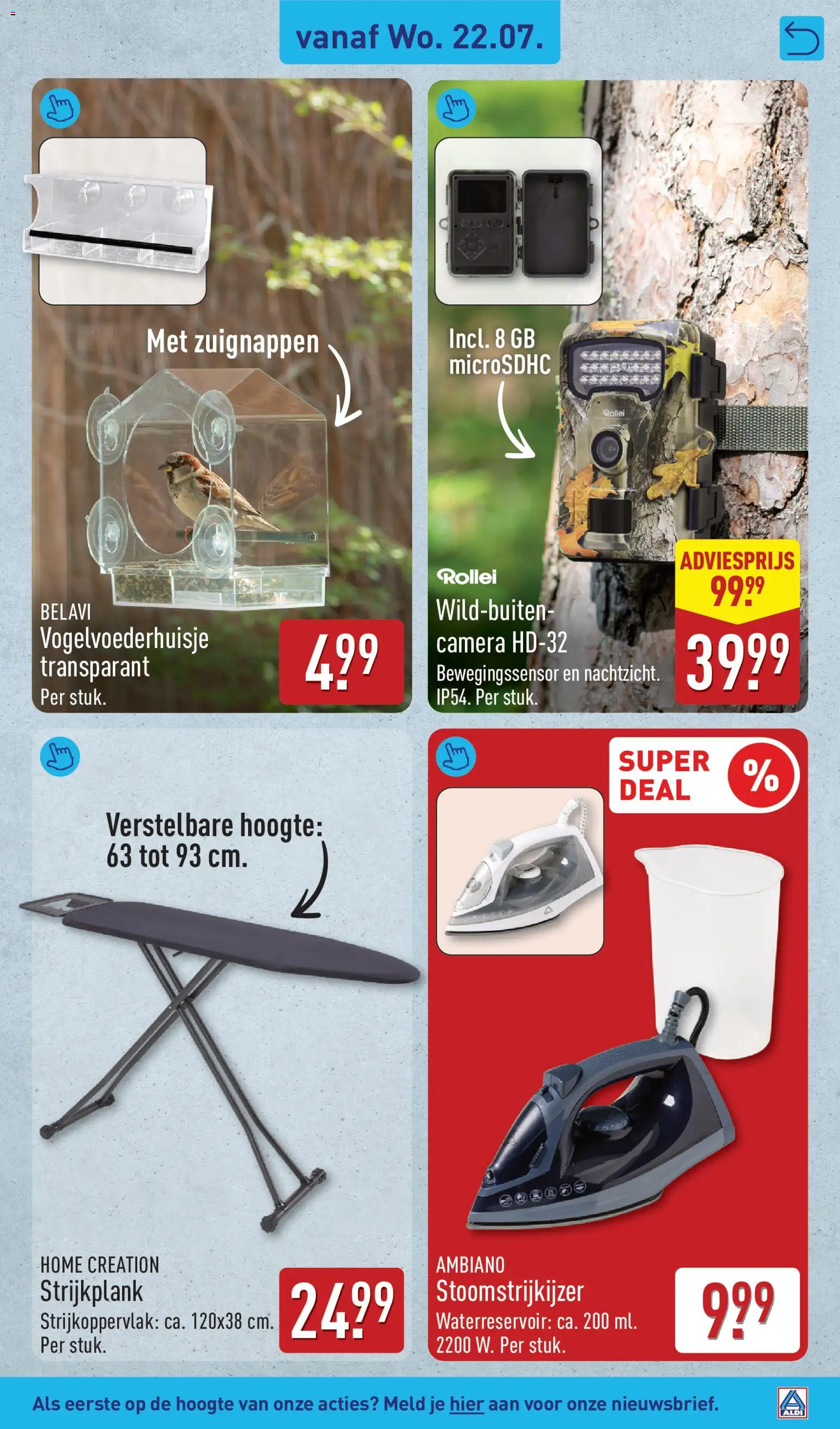{H1} | Pagina: 41 | Producten: Camera, Strijkplank