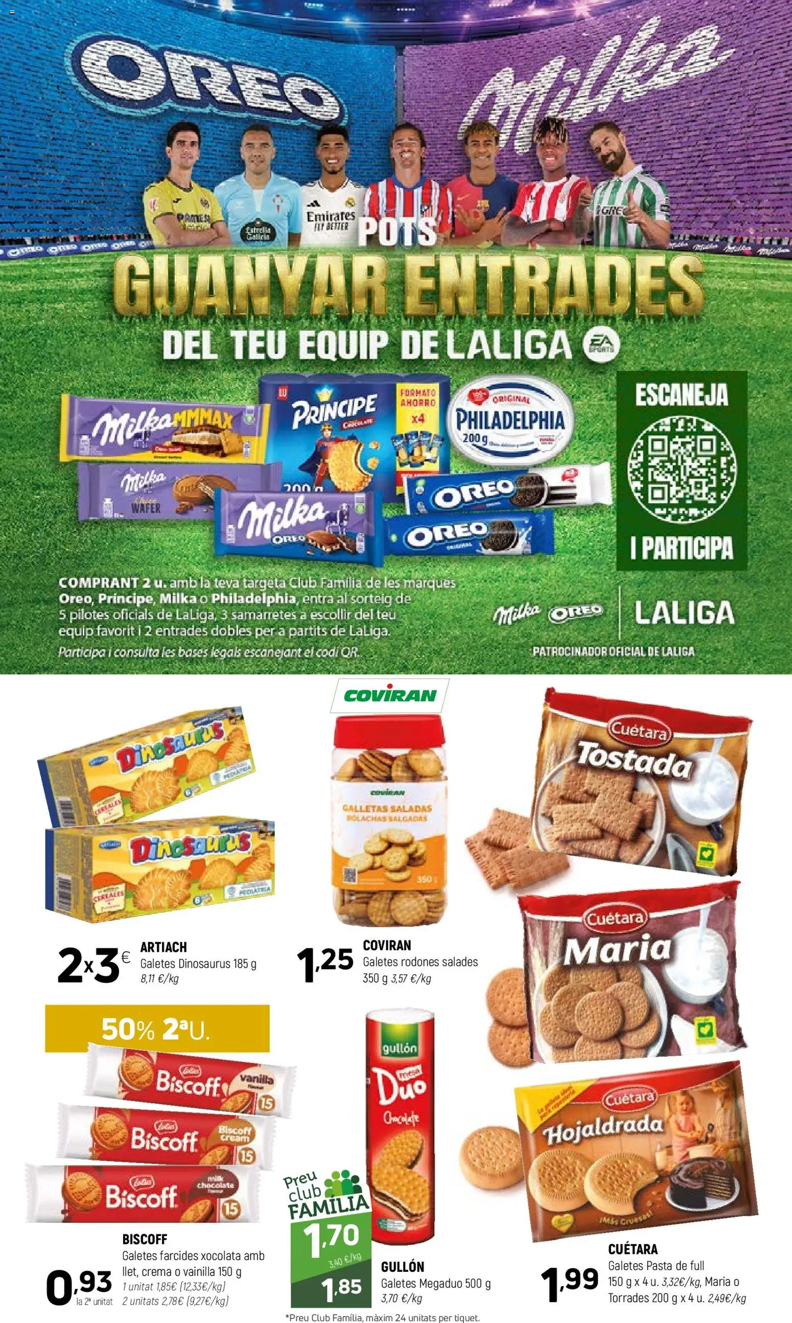 Coviran Ofertas │ válido desde el 02.06.2026 | Página: 16 | Productos: Chocolate, Pasta, Crema, Galletas
