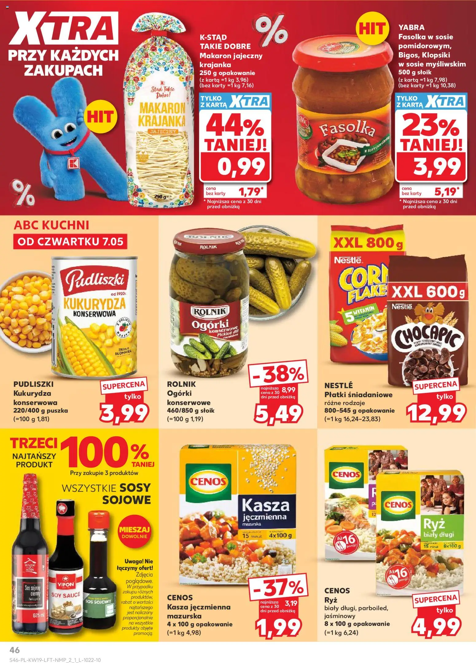 Kaufland Polsko leták od 07.05.2026 | Strana: 46 | Produkty: Chocapic, Karty