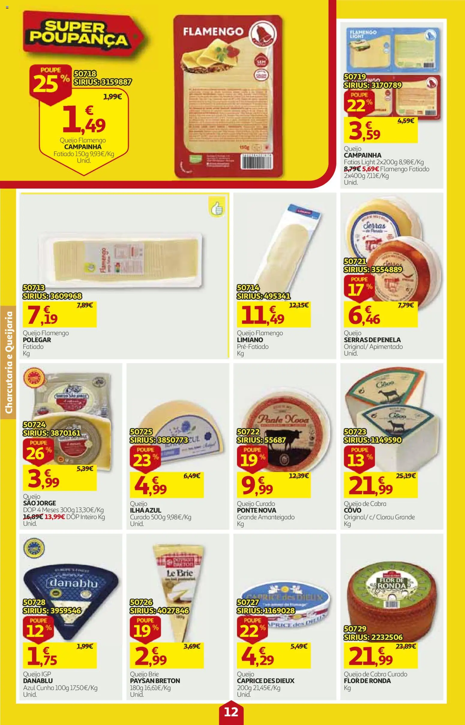 Auchan folheto │ válido de 15/10/2026 | Página: 12 | Produtos: Queijo de cabra, Campainha, Queijo, Queijo curado