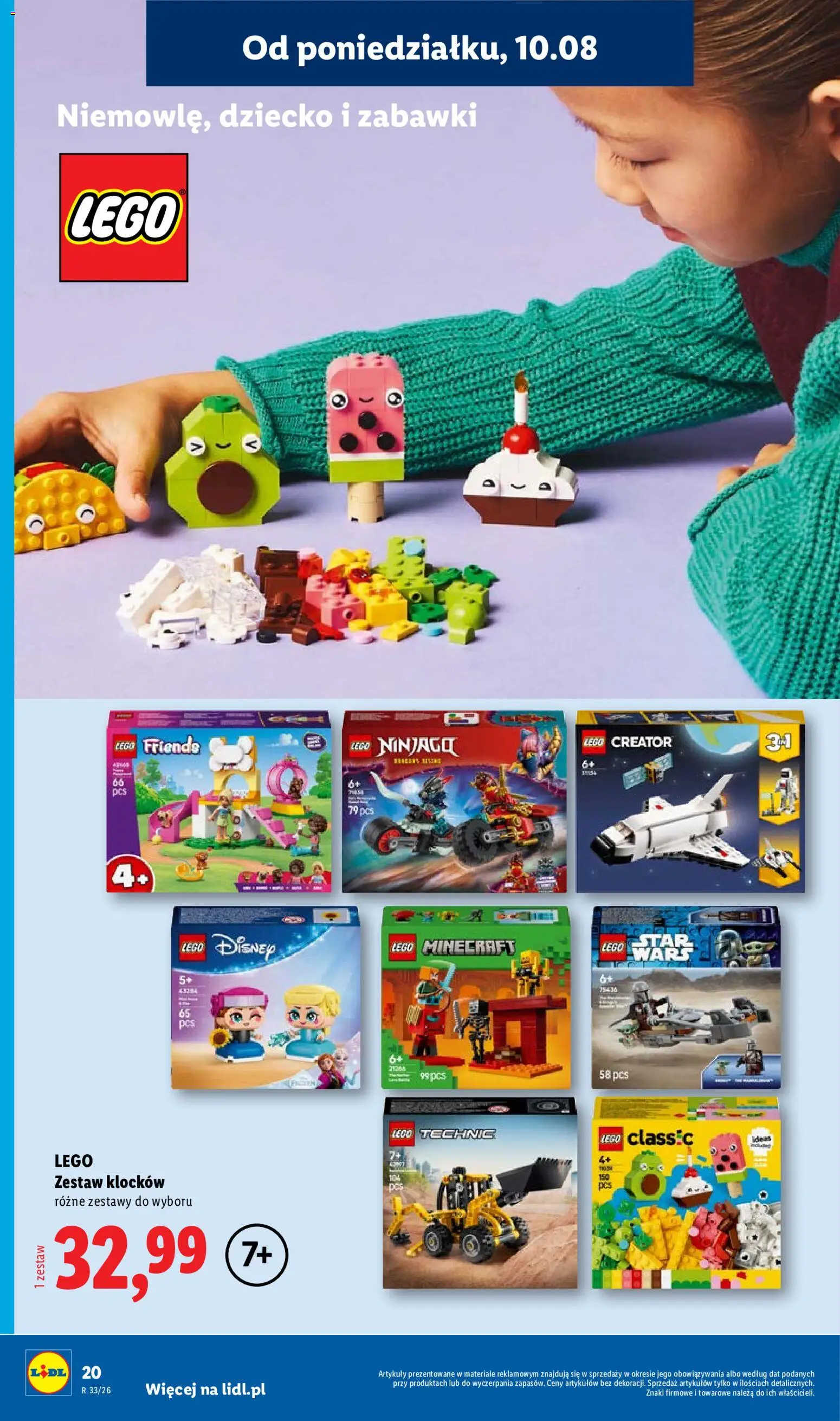 Lidl Polsko katalog od 10.08.2026 | Strana: 24 | Produkty: LEGO, Lego Friends, Lego Technic