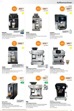 Fust aktionen ab 26.05.2026 gültig | Seite: 37 | Produkte: Kaffee, Kaffeevollautomat, Philips, Siemens