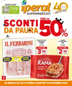 Anteprima del volantino Iperal volantino valido a partire dal 28/10/2026