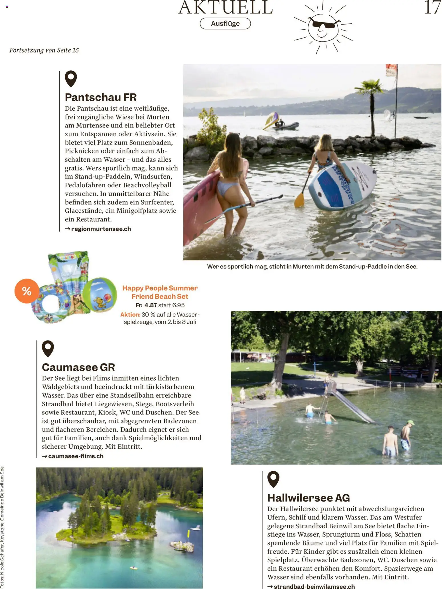 Migros aktionen Magazin – gültig ab 01.07.2026 | Seite: 17 | Produkte: Wasser, Spiel