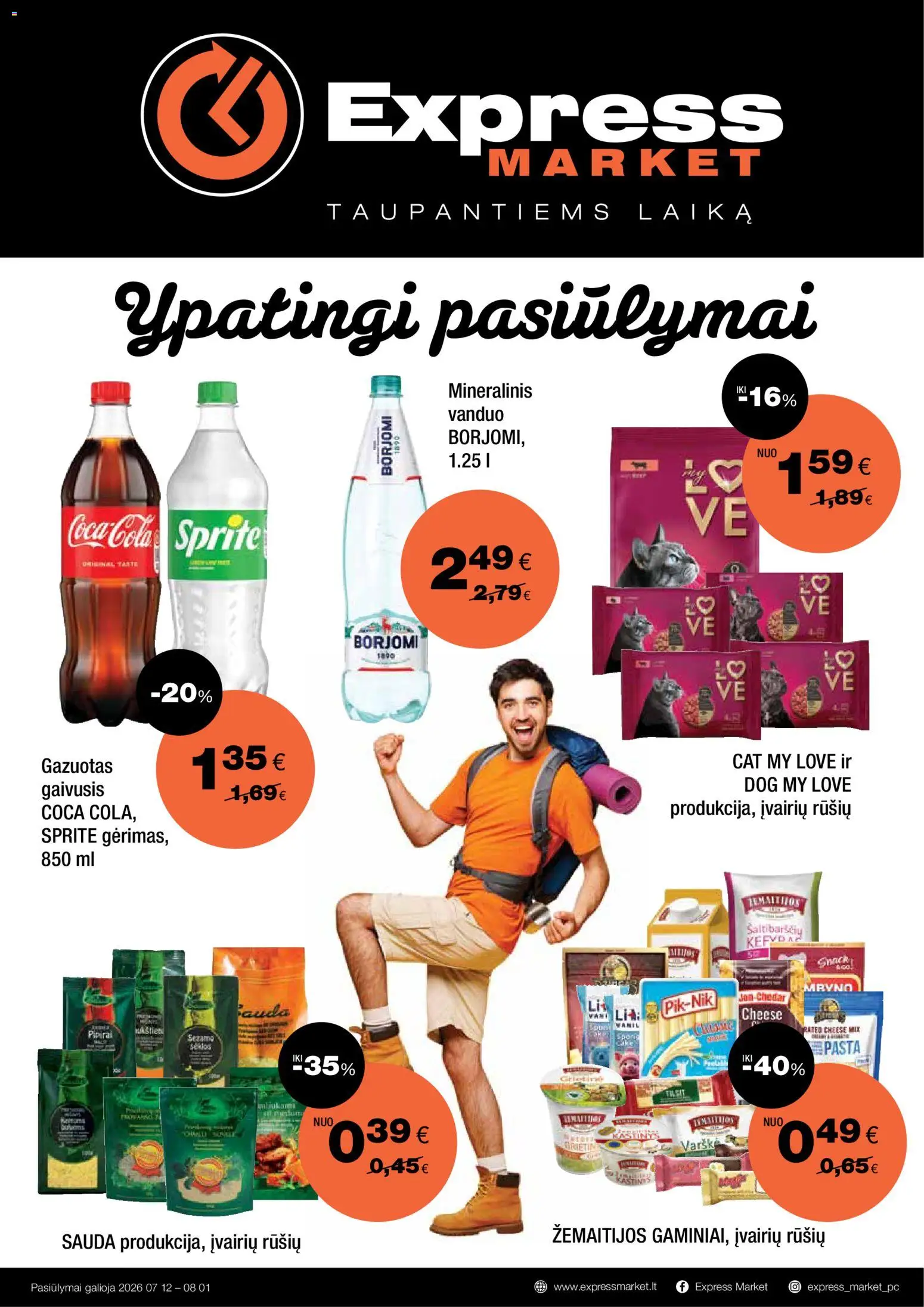 Express market akcijos nuo 2026.07.12 | Puslapis: 1 | Prekių: Grietinė