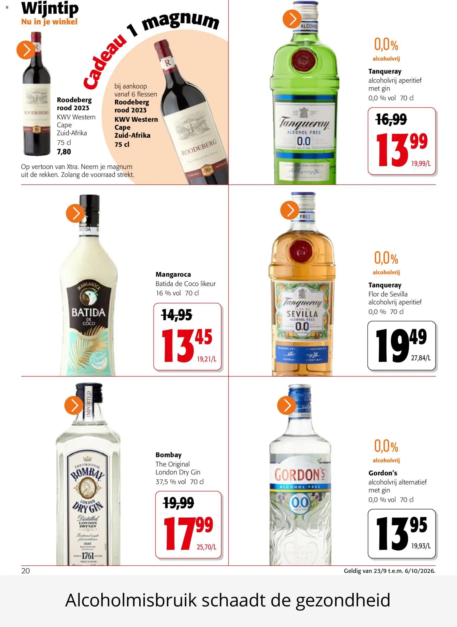 {H1} | Pagina: 20 | Producten: Gin, Magnum, Alcohol