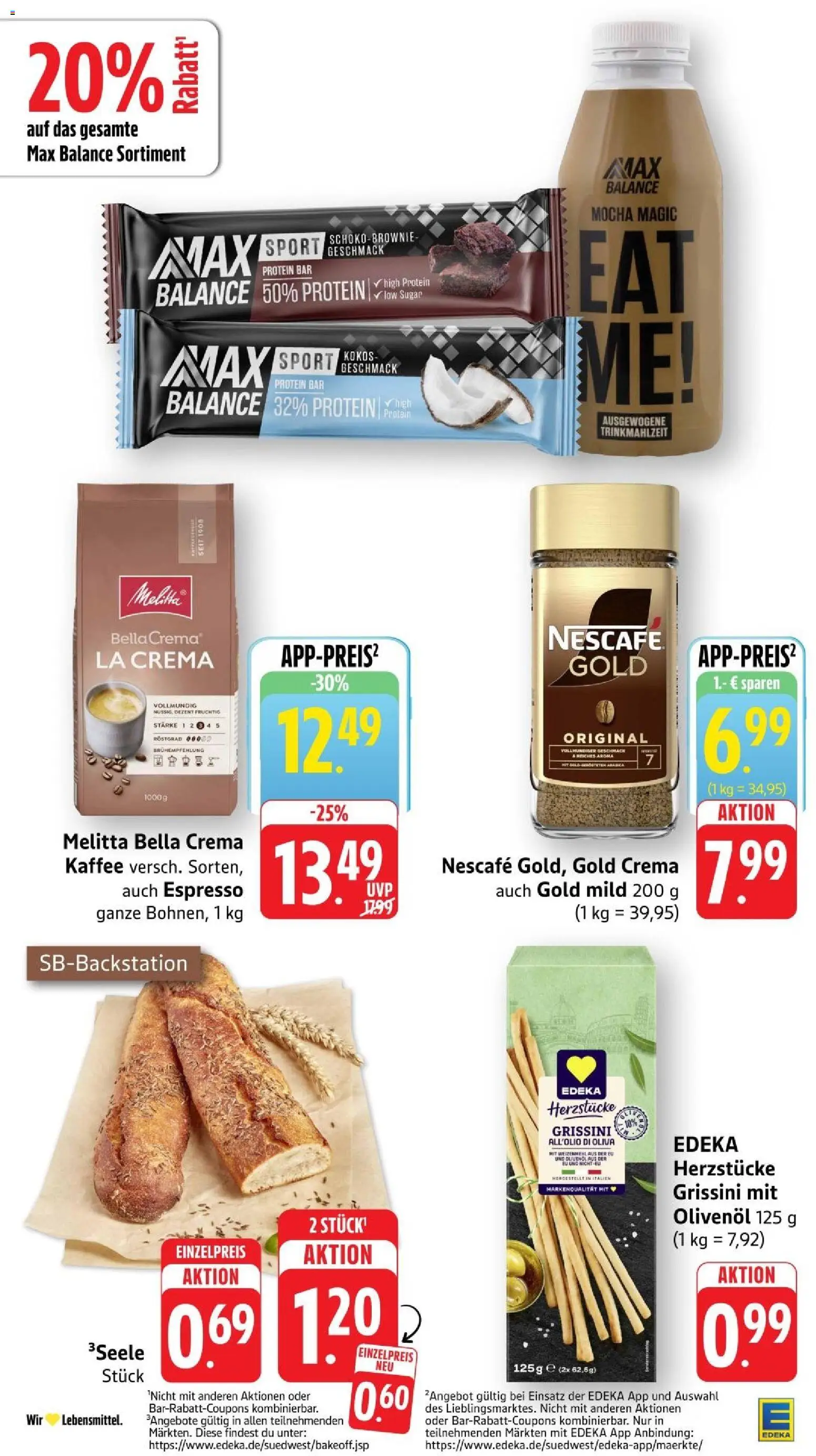 Edeka Prospekt Stuttgart – gültig ab 31.08.2026 | Seite: 26 | Produkte: Melitta, Nescafe, Olivenol, Weizenmehl