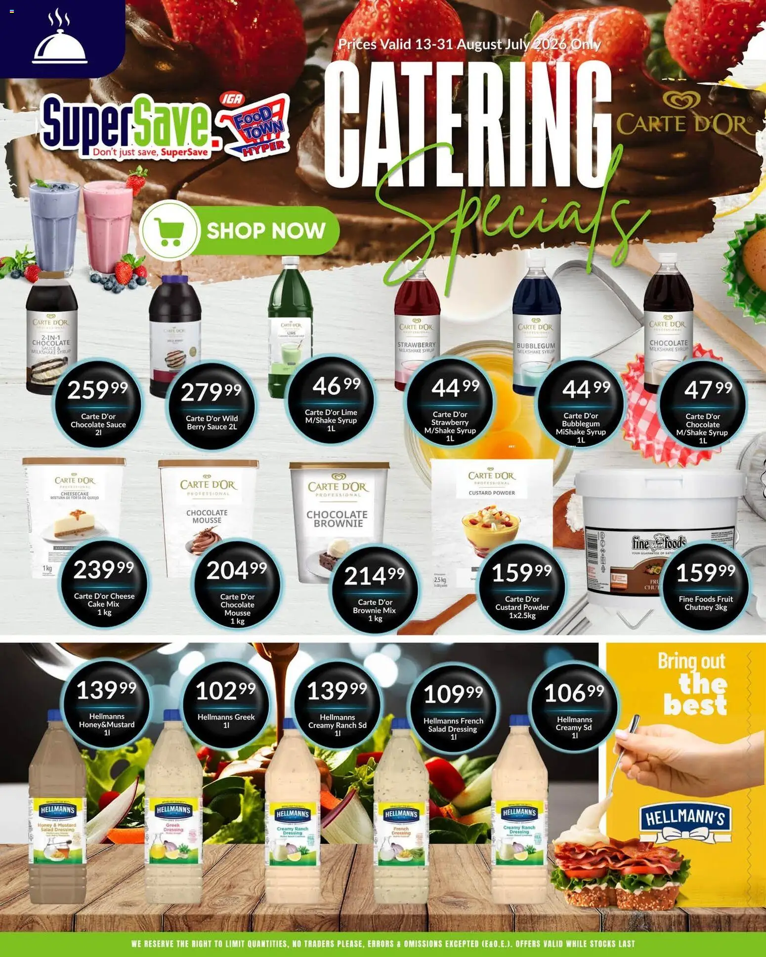 New Super Save catalogue – valid from 13/08/2026 | Page: 11 | Products: Cheese, Chocolate, Fruit, Sauce
