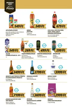 CBA Príma akciós újság - amely érvényes a következő dátumtól: 2026.10.08. | Oldal: 8 | Termékek: Whiskas, Márka, Paradicsom, Borsodi sör