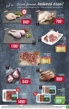 COOP - Abc & szuper / Alföld Pro-Coop Zrt. - amely érvényes a következő dátumtól: 2026.07.16. | Oldal: 5 | Termékek: Hús, Császárszalonna, Kacsa