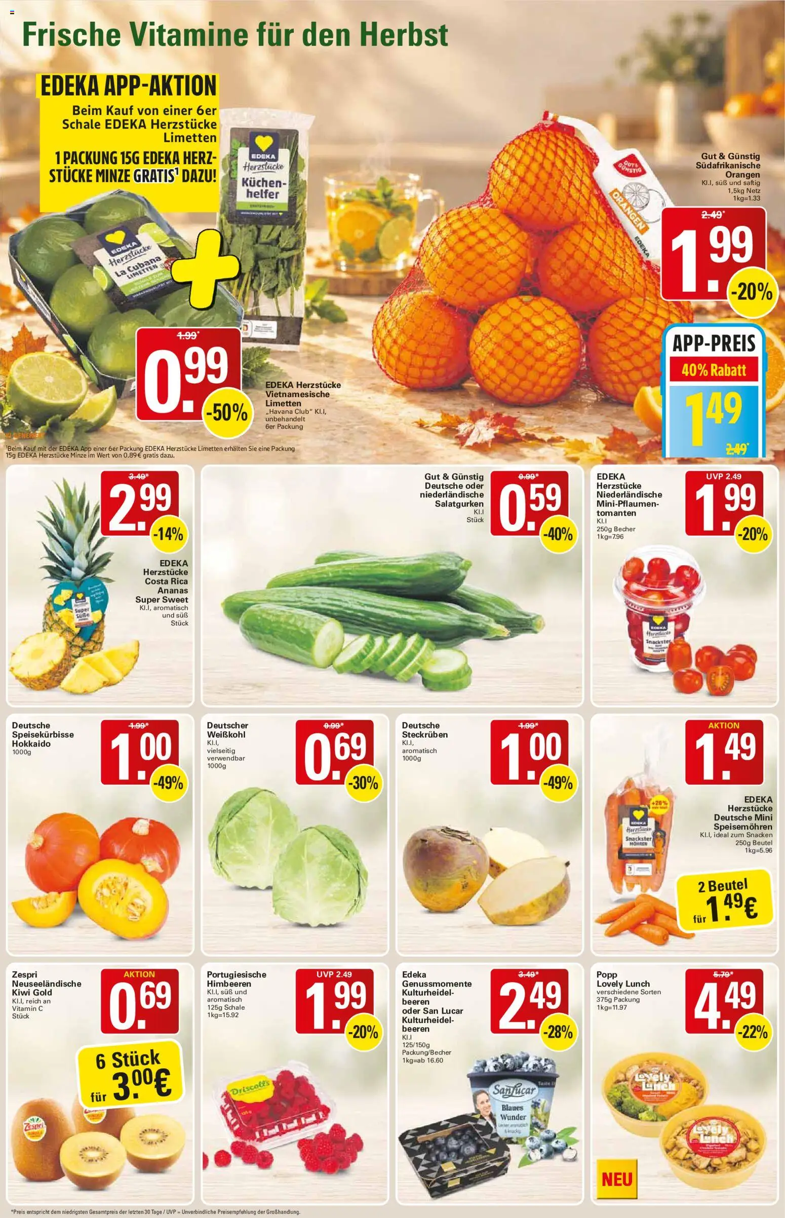 WEZ Prospekt – gültig ab 12.10.2026 | Seite: 4 | Produkte: Ananas, Mohren, Kuchen, Kiwi