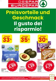 Anteprima del volantino Despar volantino Merano valido a partire dal 20/08/2026