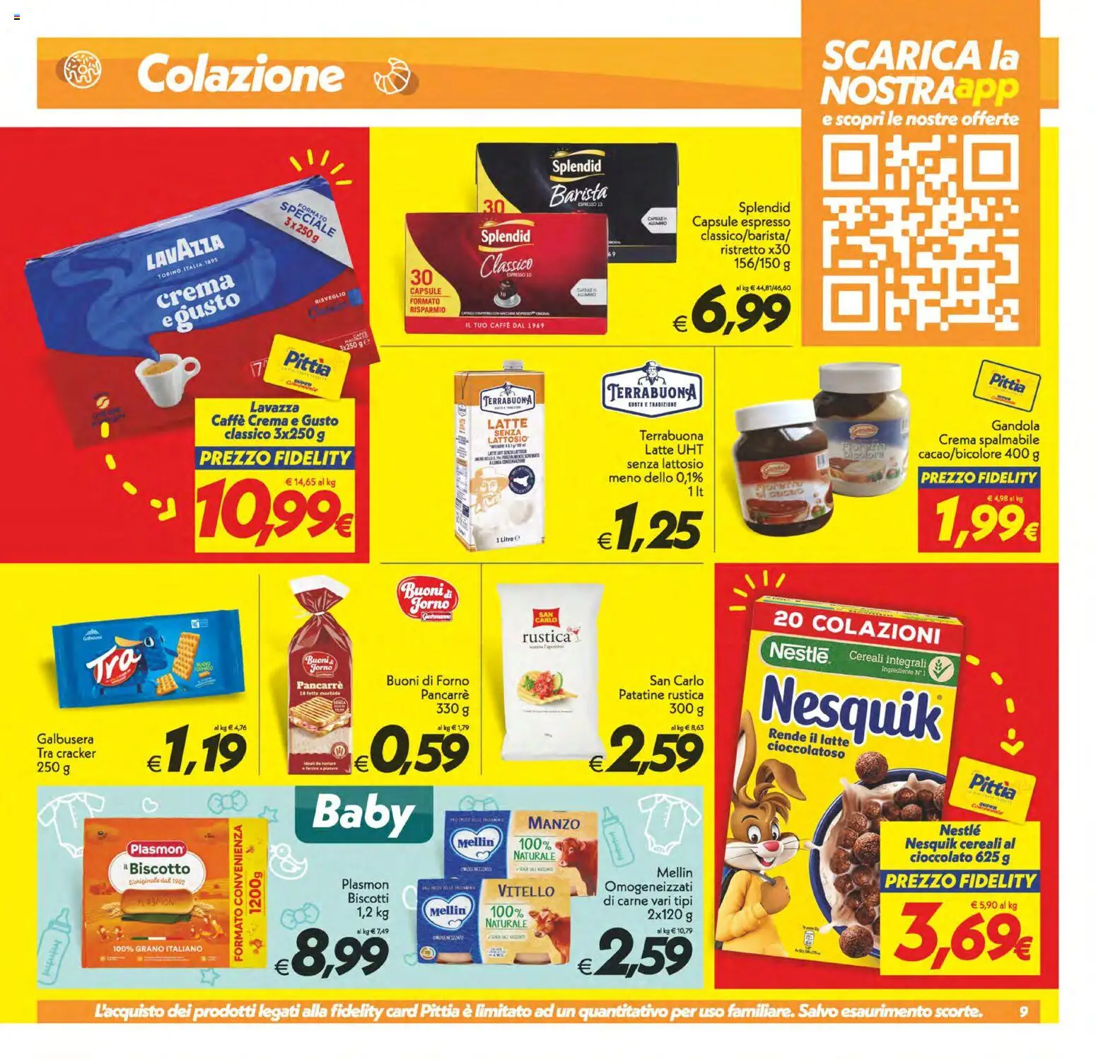 Volantino SuperConveniente del 07.04.2026 | Pagina: 9 | Prodotti: Crema, Caffè, Cioccolato, Lavazza