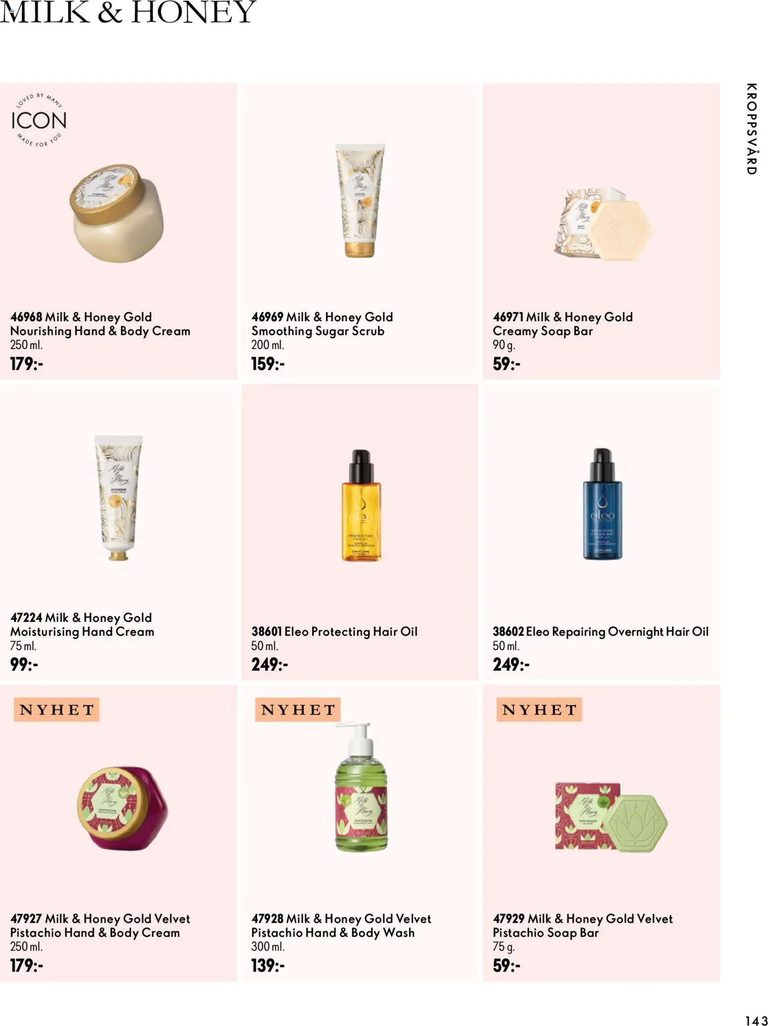 Oriflame reklamblad aktuell från 07/10/2026 | Sida: 143