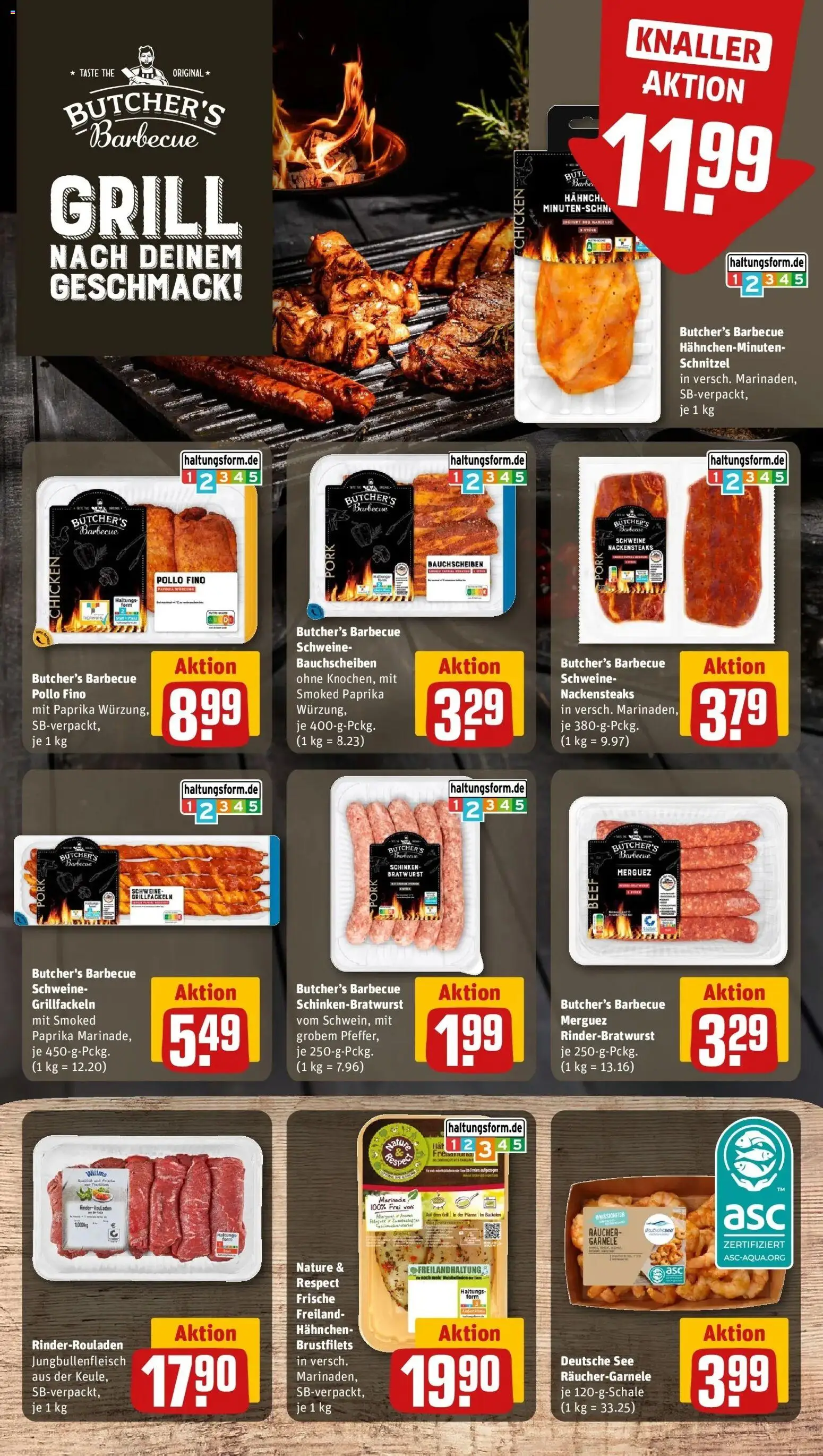 REWE Prospekt ab 31.08.2026 zum Blättern » Angebote | Seite: 9 | Produkte: Rinderrouladen, Nackensteaks, Schnitzel, Backofen