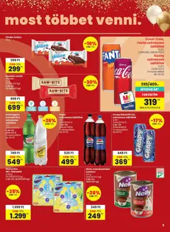 Spar akciós újság - amely érvényes a következő dátumtól: 2026.08.06. | Oldal: 3 | Termékek: Pepsi, Fanta, Macskaeledel, Vegán