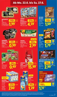 Náhled letáku Lidl Německo leták od 22.06.2026 | Strana: 15 | Produkty: Veggie, Milbona, Knorr, Protein