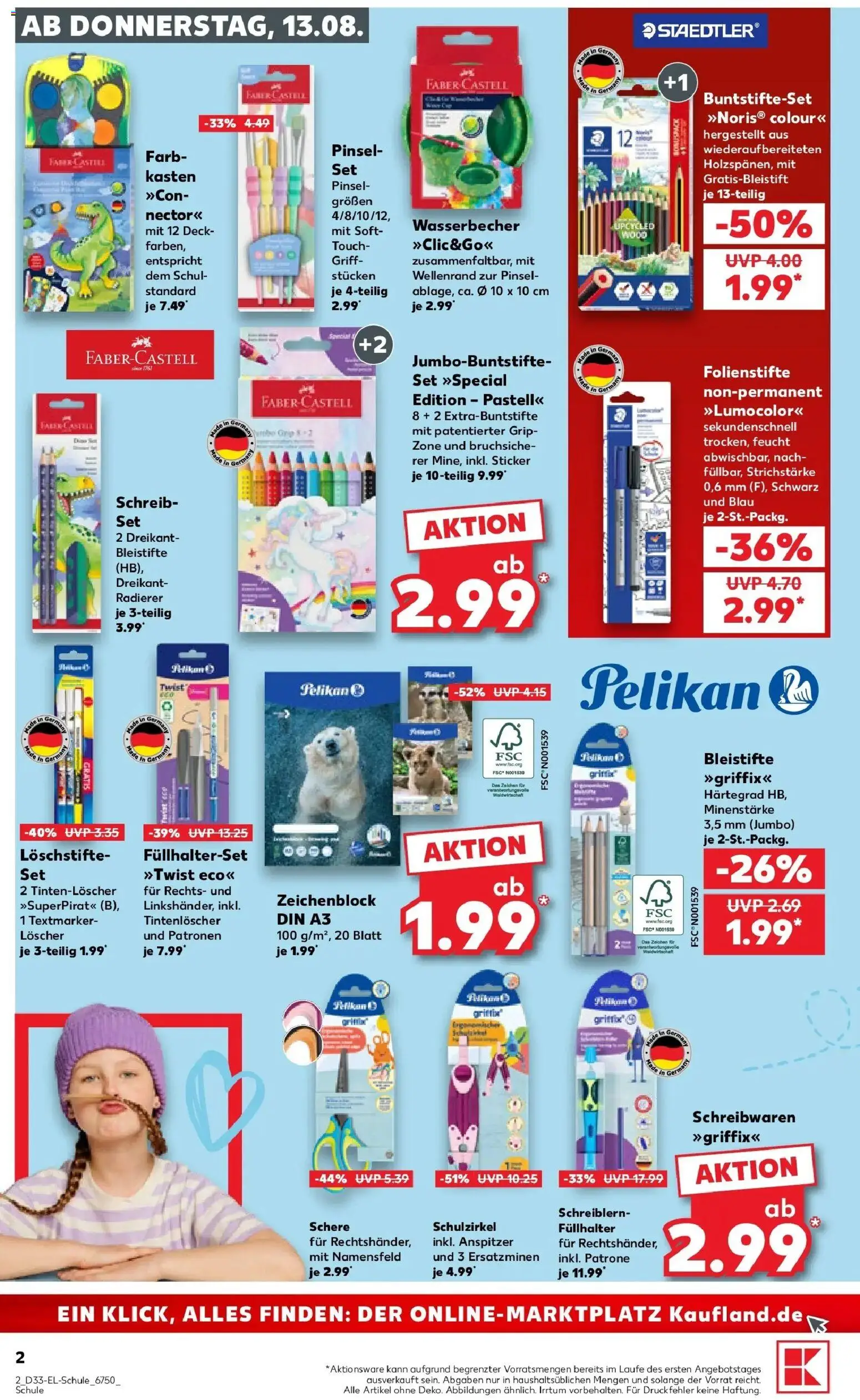 Prospekt Kaufland ab 10.08.2026 » Angebote Online zum Blättern | Seite: 65 | Produkte: Pinsel, Anspitzer