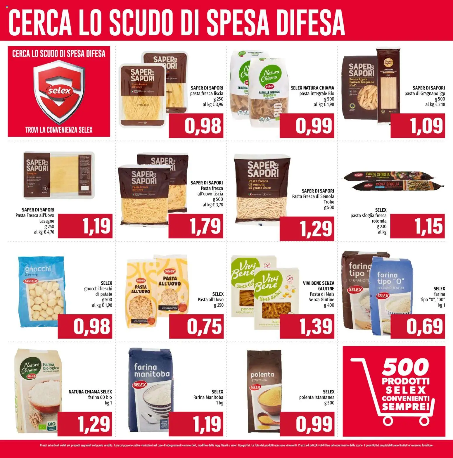 Volantino EMI del 24/09/2026 | Pagina: 4 | Prodotti: Farfalle, Pasta, Mais, Gnocchi