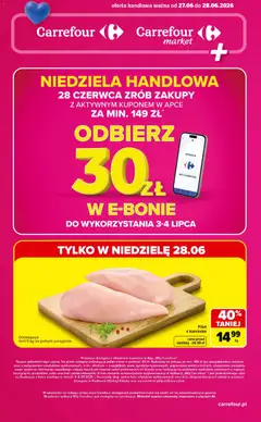 Pogląd oferty "Carrefour gazetka - Sobota+Niedziela" - ważna od 27.06.2026