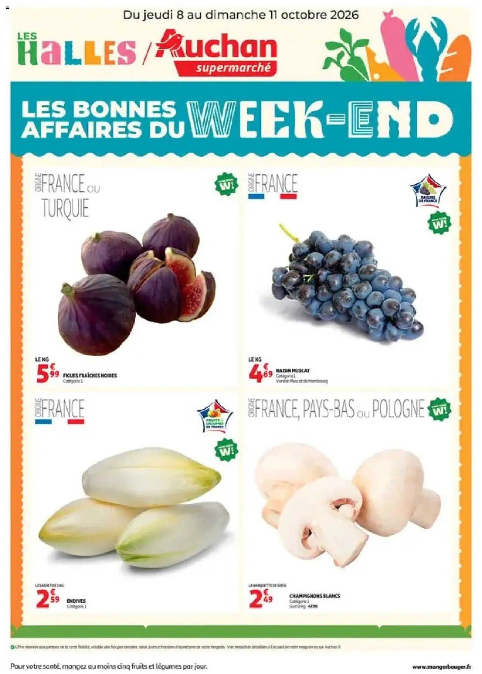 {H1} | Page: 1 | Produits: Raisin, Fruits, Figues, Endives