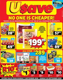 Usave specials catalogue – valid from 07/09/2026