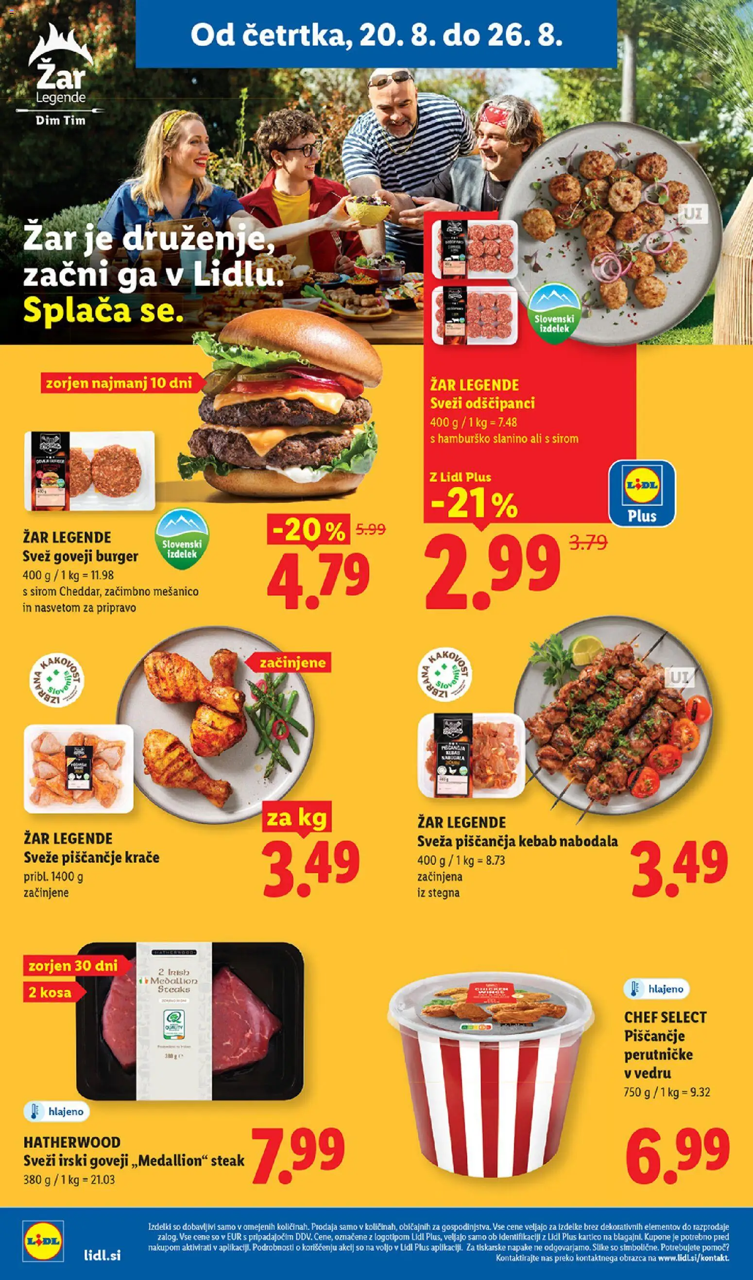Novi Lidl katalog ponudbe – veljaven od 20.08.2026 | Stran: 8 | Izdelki: Zar, Nabodala