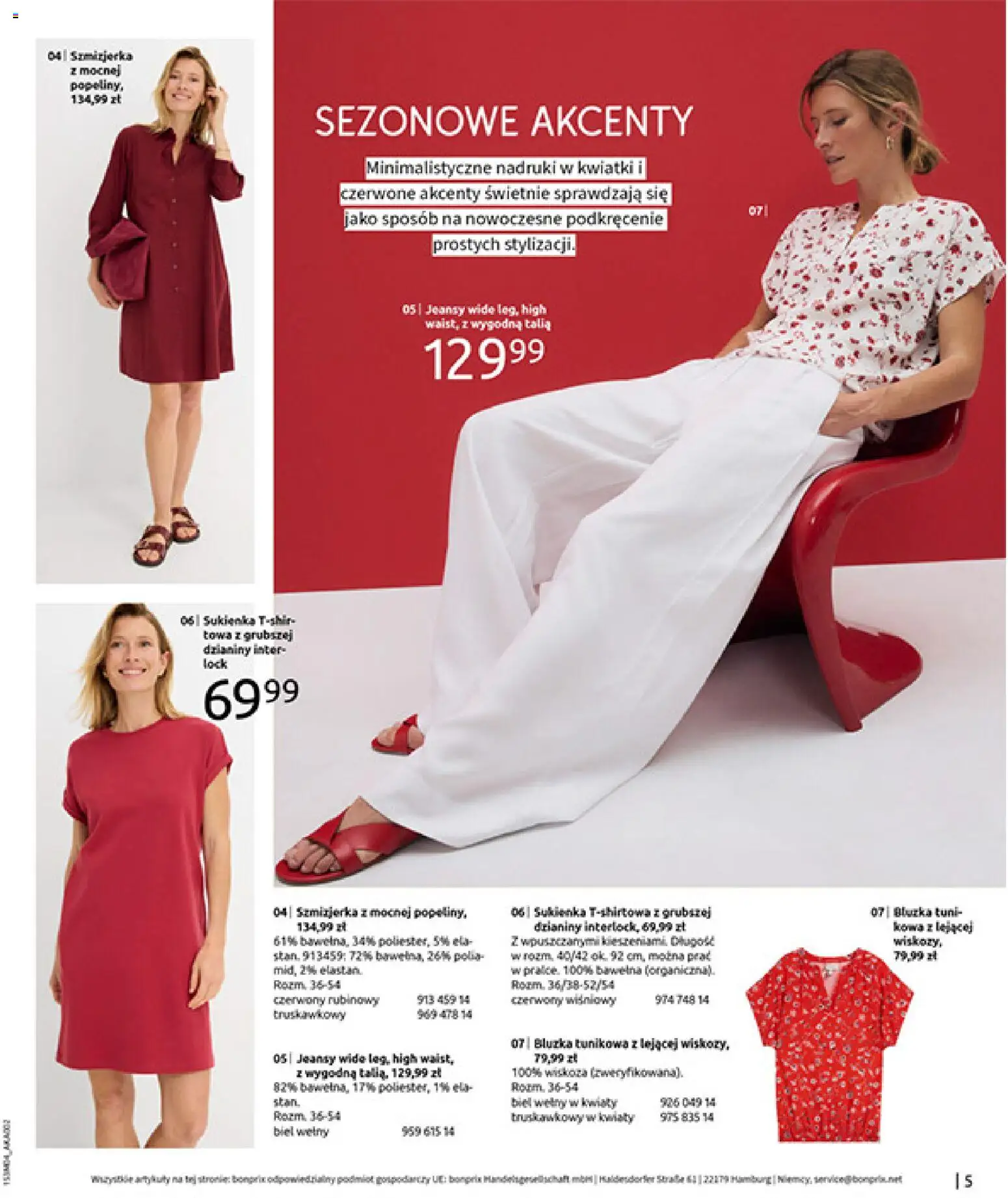 BonPrix Katalog od 30.03.2026 | Strona: 7 | Produkty: Bluzka, Kwiatki, Sukienka, Kwiaty