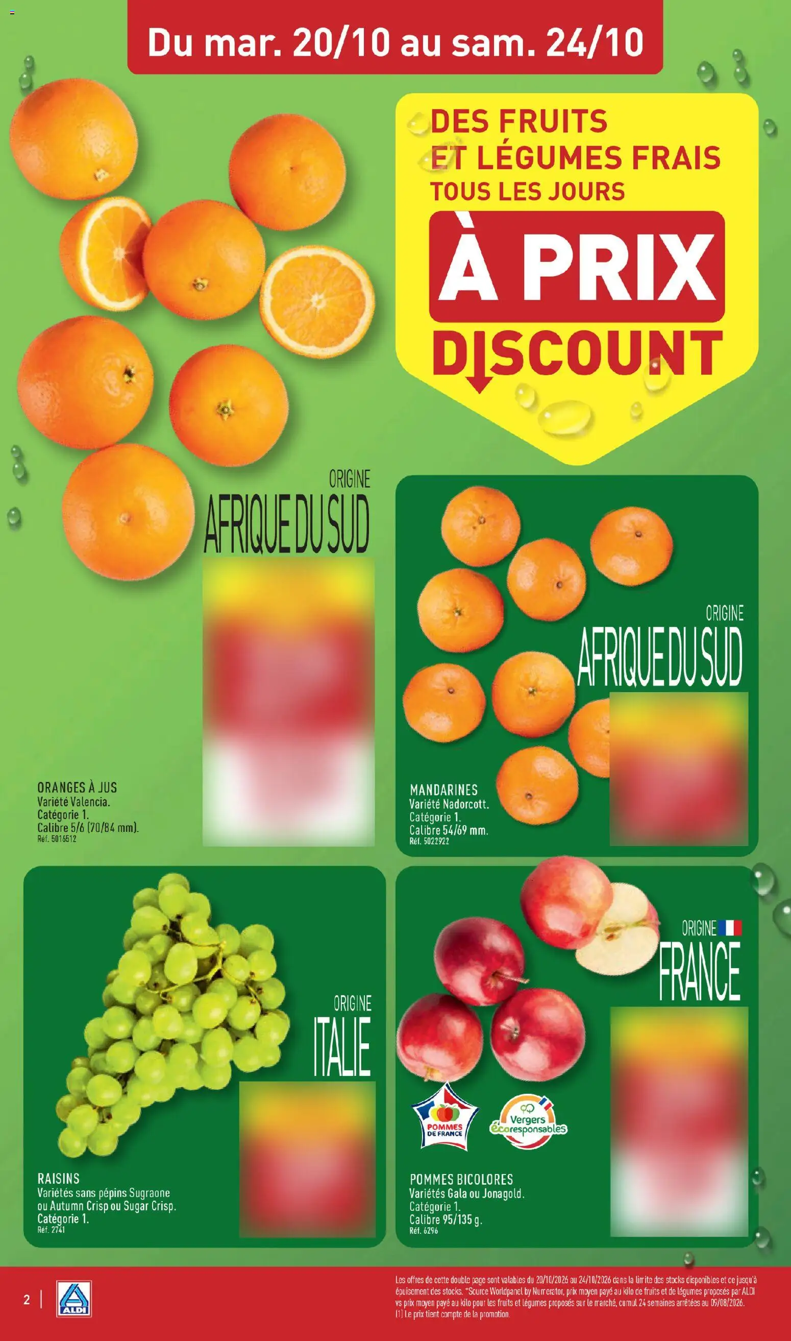 {H1} | Page: 4 | Produits: Fruits, Raisins, Pommes, Oranges
