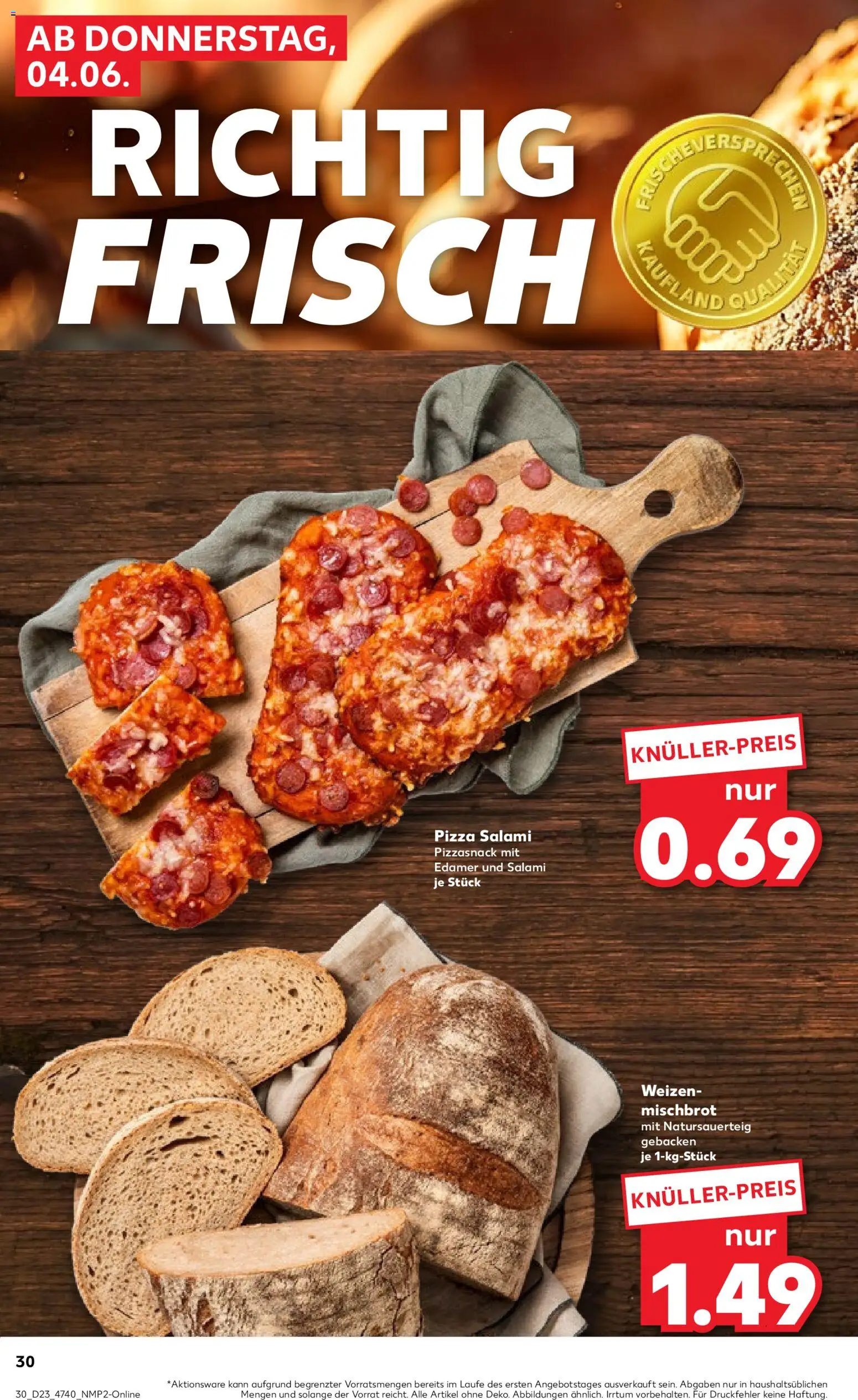 {H1} | Pagina: 30 | Producten: Salami, Pizza