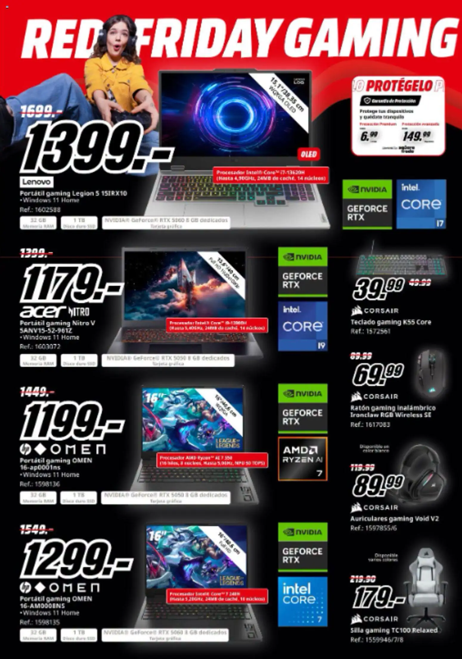 Media Markt folleto │ válido desde el 25/06/2026 | Página: 27 | Productos: Ratón gaming, Teclado gaming, Auriculares, Silla