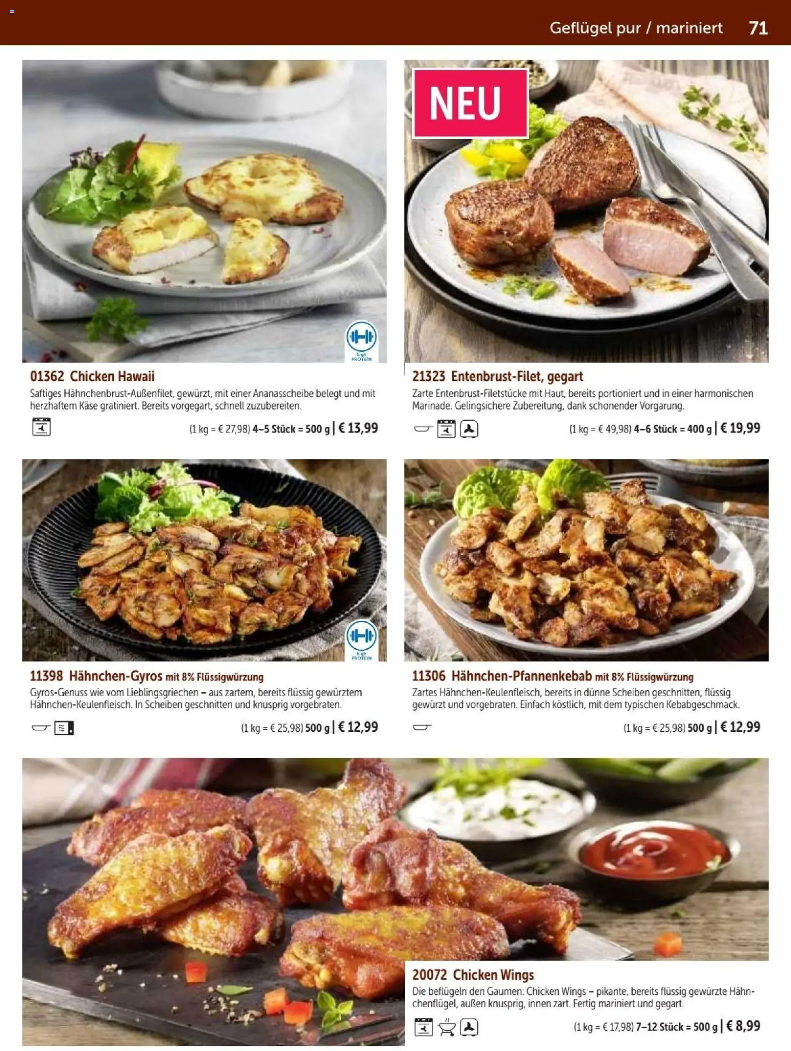 Bofrost Katalog – gültig ab 07.09.2026 | Seite: 71 | Produkte: Käse