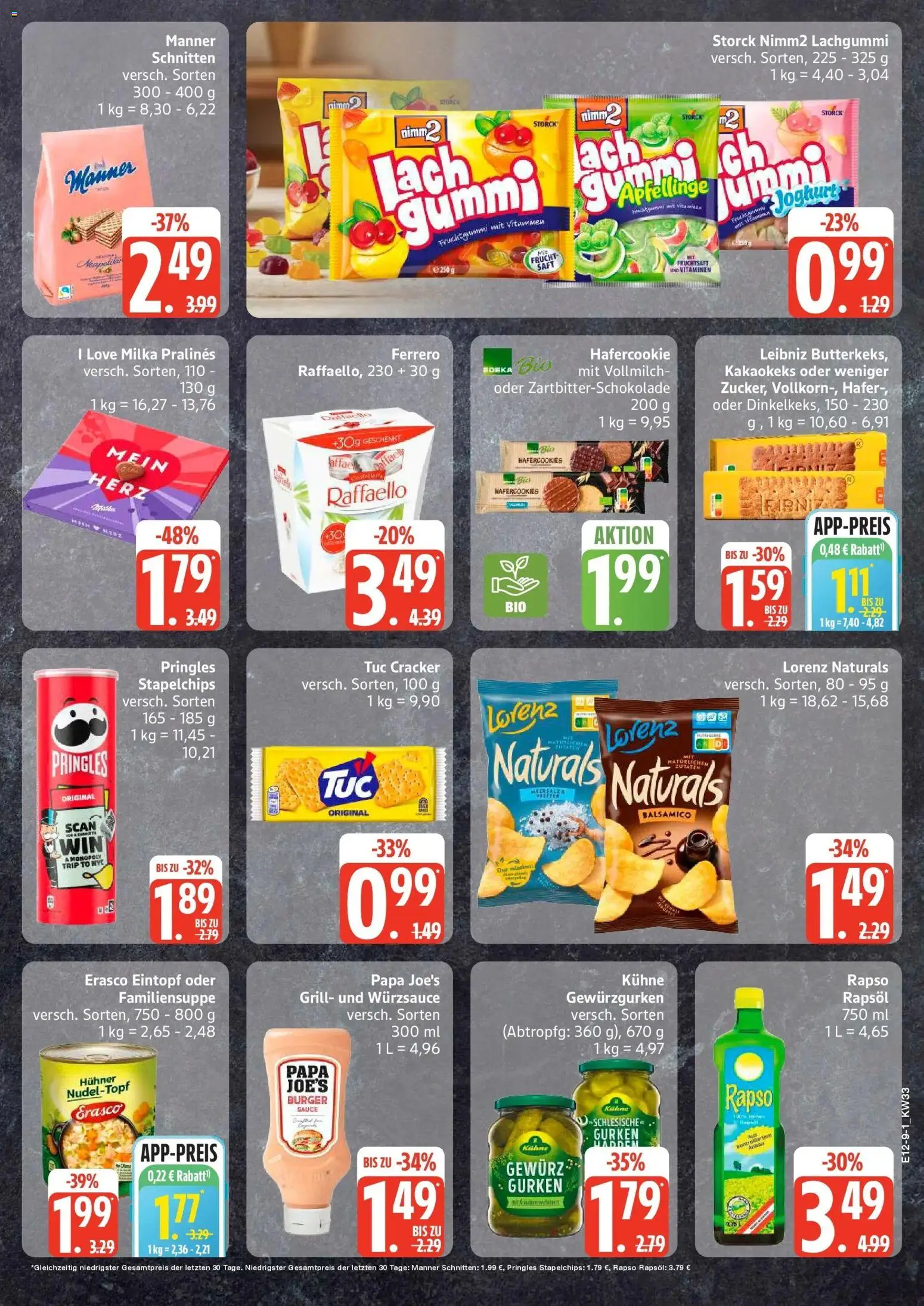 Edeka Prospekt Hamburg (ab 10.08.2026) » Angebote Online | Seite: 9 | Produkte: Raffaello, Grill, Balsamico, Fruchtsaft