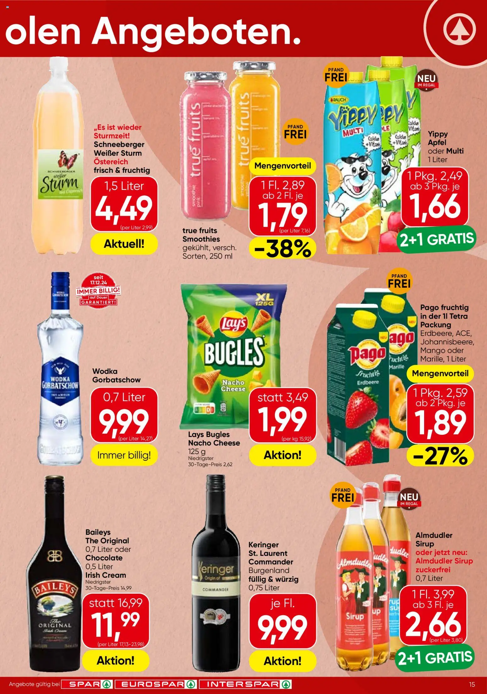 Spar - Flugblatt gültig ab 10.09.2026 | Seite: 15