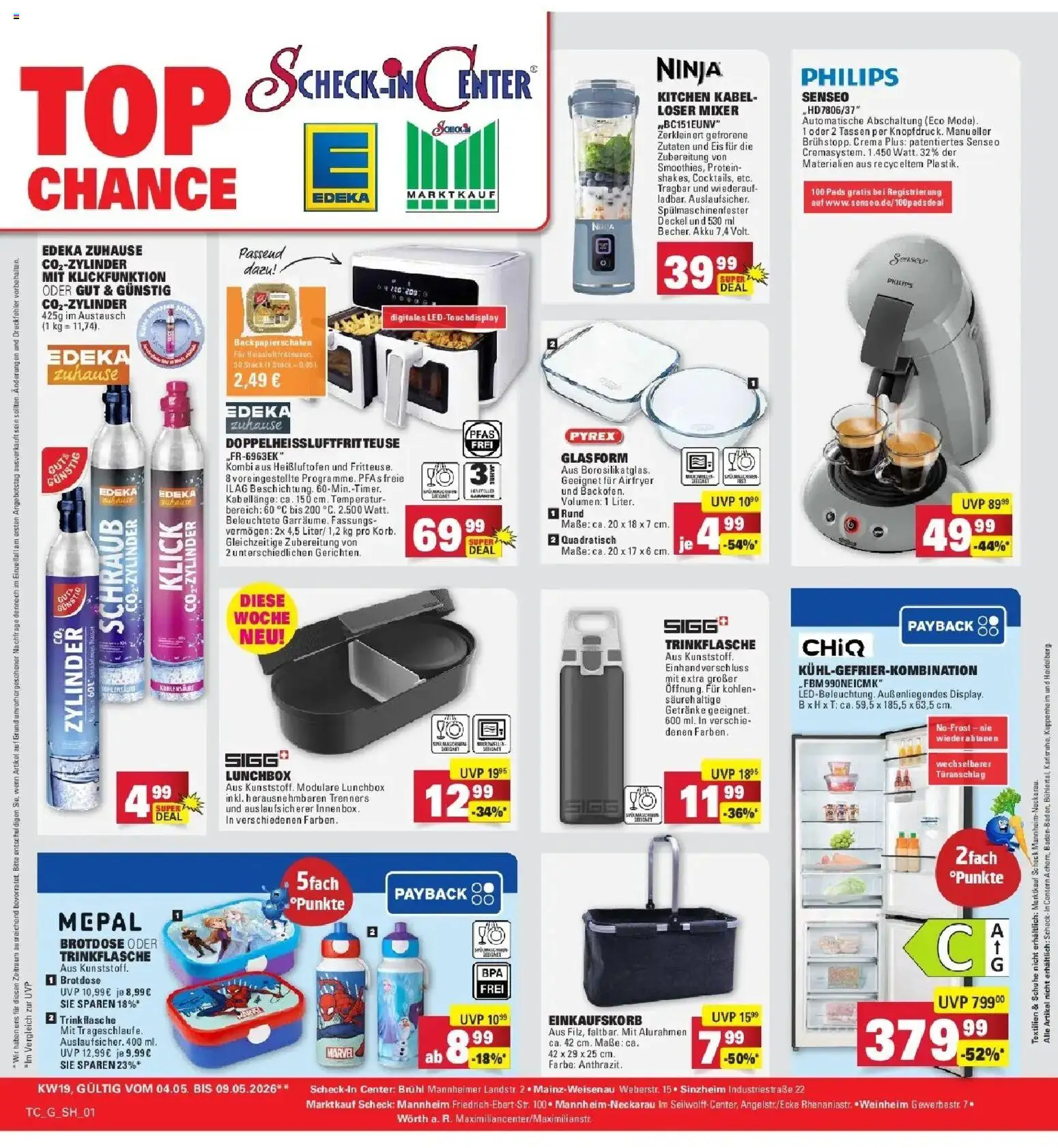 Edeka prospekt Wörth Am Rhein	 – gültig ab 04.05.2026 | Seite: 76 | Produkte: Kabel, Senseo, Mixer, Kühlgefrierkombination