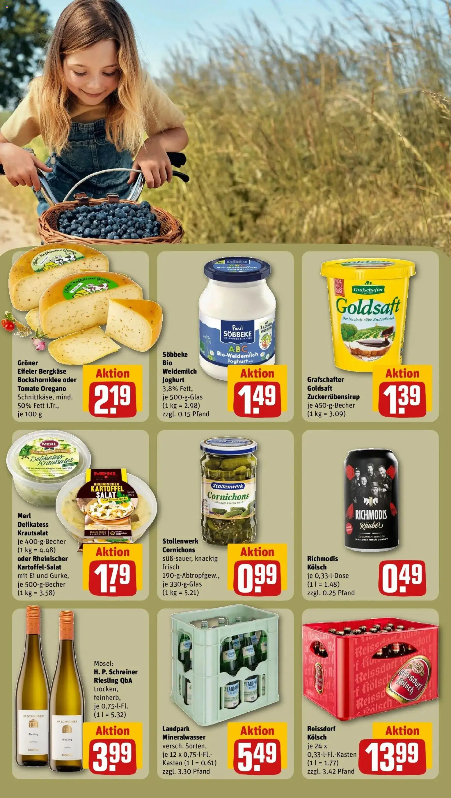 REWE Prospekt ab 24.08.2026 zum Blättern » Angebote | Seite: 23 | Produkte: HP, Joghurt, Paprika, Pfeffer