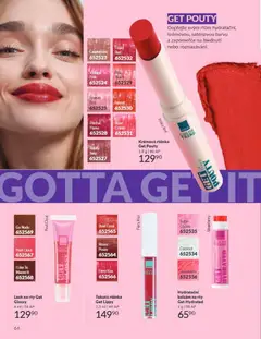 Náhled letáku Avon Katalog 08/2026 od 01.08.2026 | Strana: 64 | Produkty: Balzám na rty, Cappuccino, Rtěnka, Lesk na rty