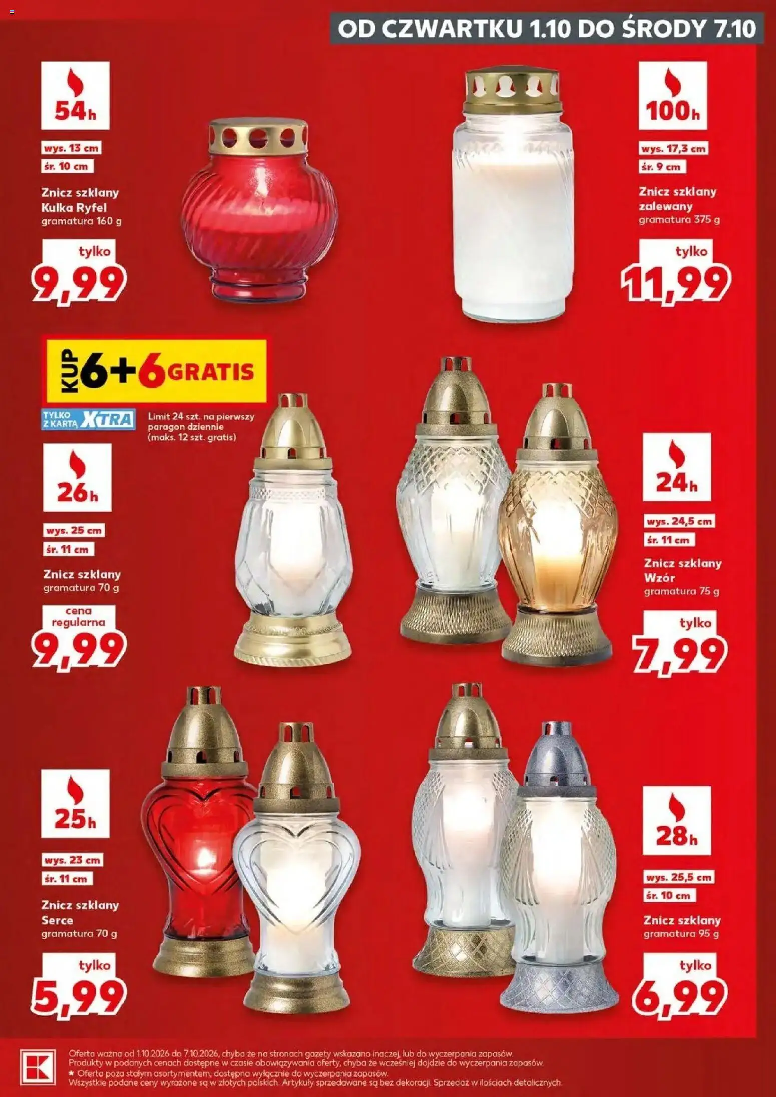 Kaufland gazetka - Znicze od 01.10.2026 - od jutra PDF | Strona: 3 | Produkty: Karta, Gazety