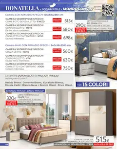 Anteprima del volantino Mondo Convenienza volantino Camere valido a partire dal 01/07/2026 | Pagina: 48 | Prodotti: Letto matrimoniale, Letto contenitore, Contenitore, Armadio