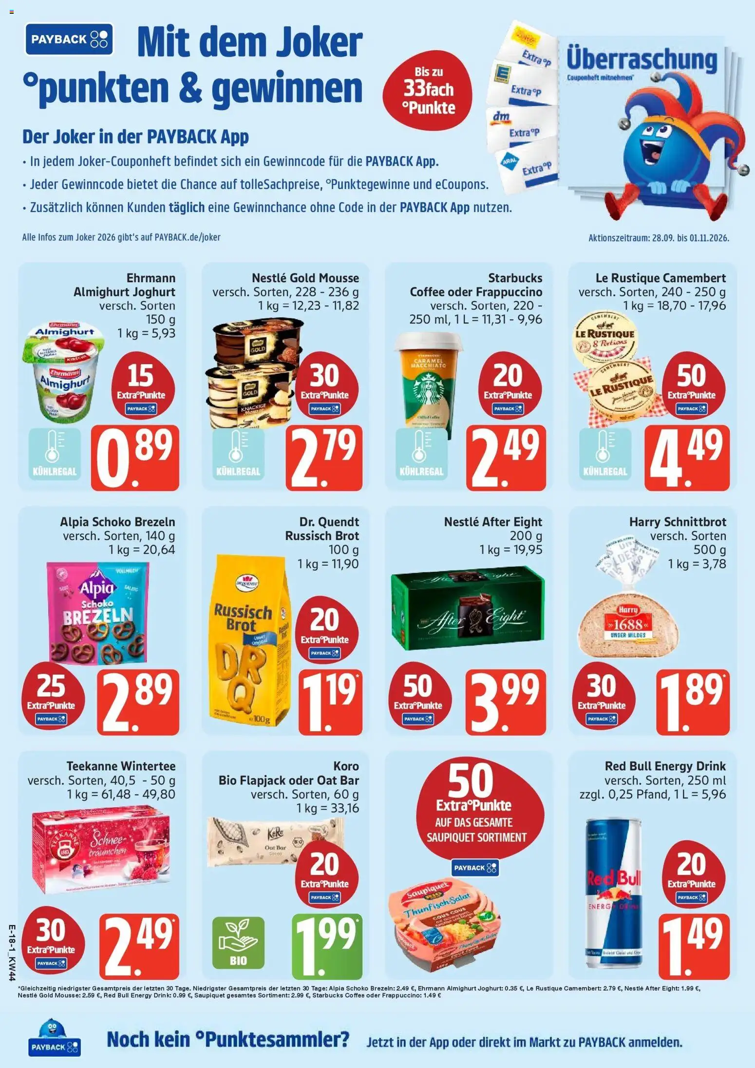 Edeka Prospekt Neu Wulmstorf (ab 26.10.2026) » Angebote Online | Seite: 24 | Produkte: Red bull, Thunfisch, Teekanne, Salat