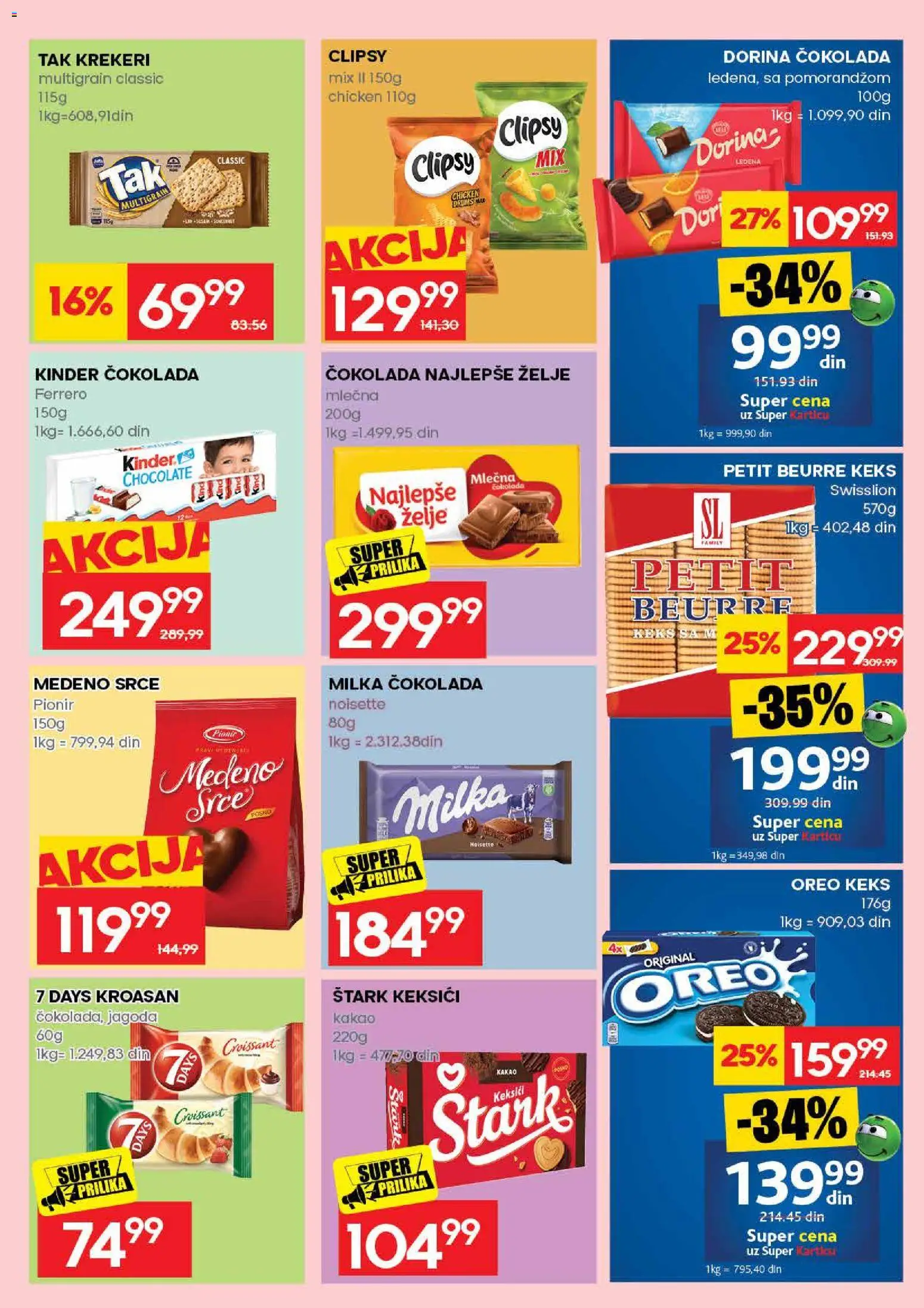 Roda katalog - važi od 28.05.2026 | Strana: 23 | Proizvode: Milka, Jagoda, Kroasan, Čokolada