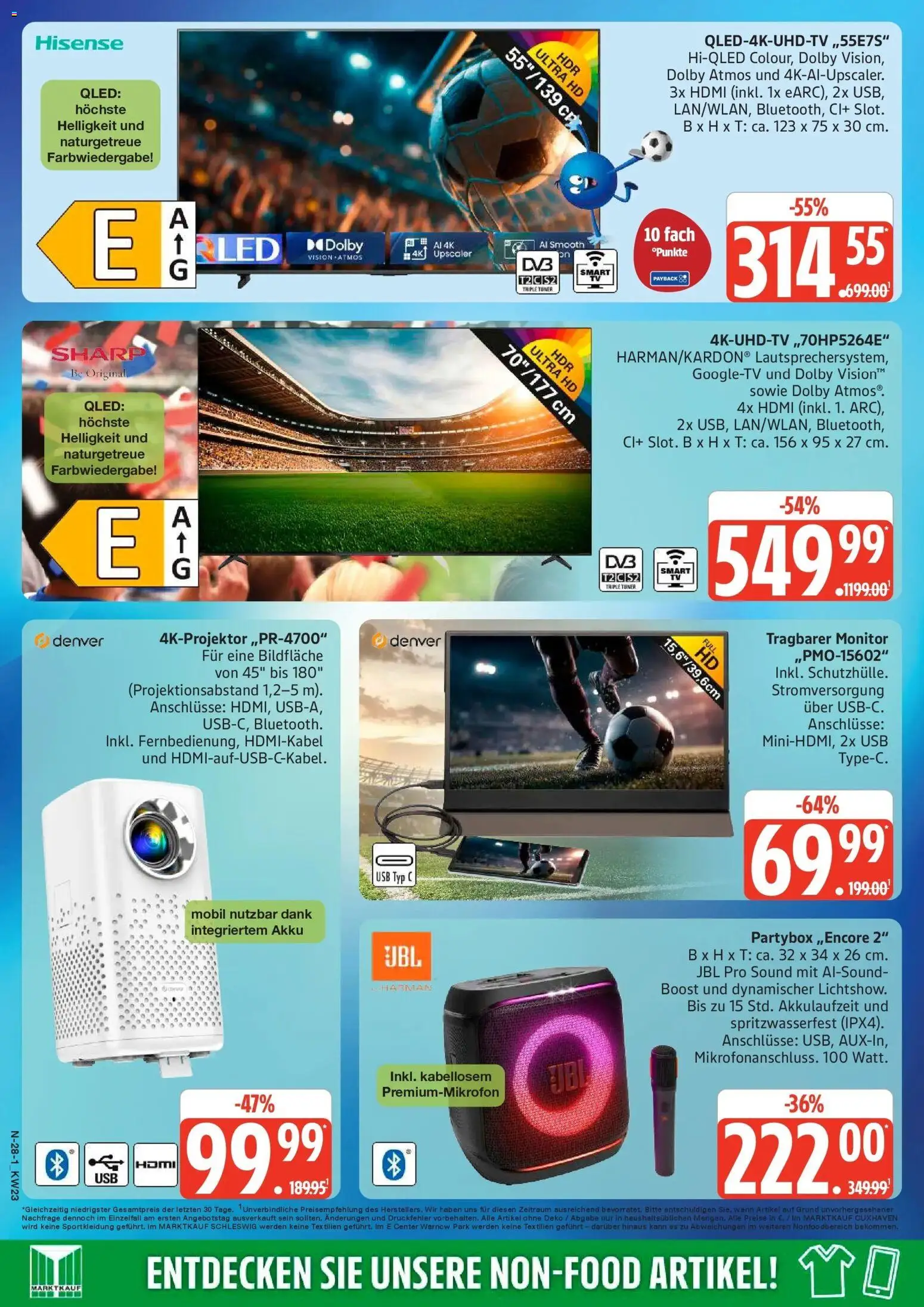 Edeka prospekt Rostock – gültig ab 01.06.2026 | Seite: 28 | Produkte: USB, Hisense, Monitor